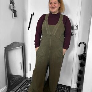 Olive Green Women's Jumpsuit